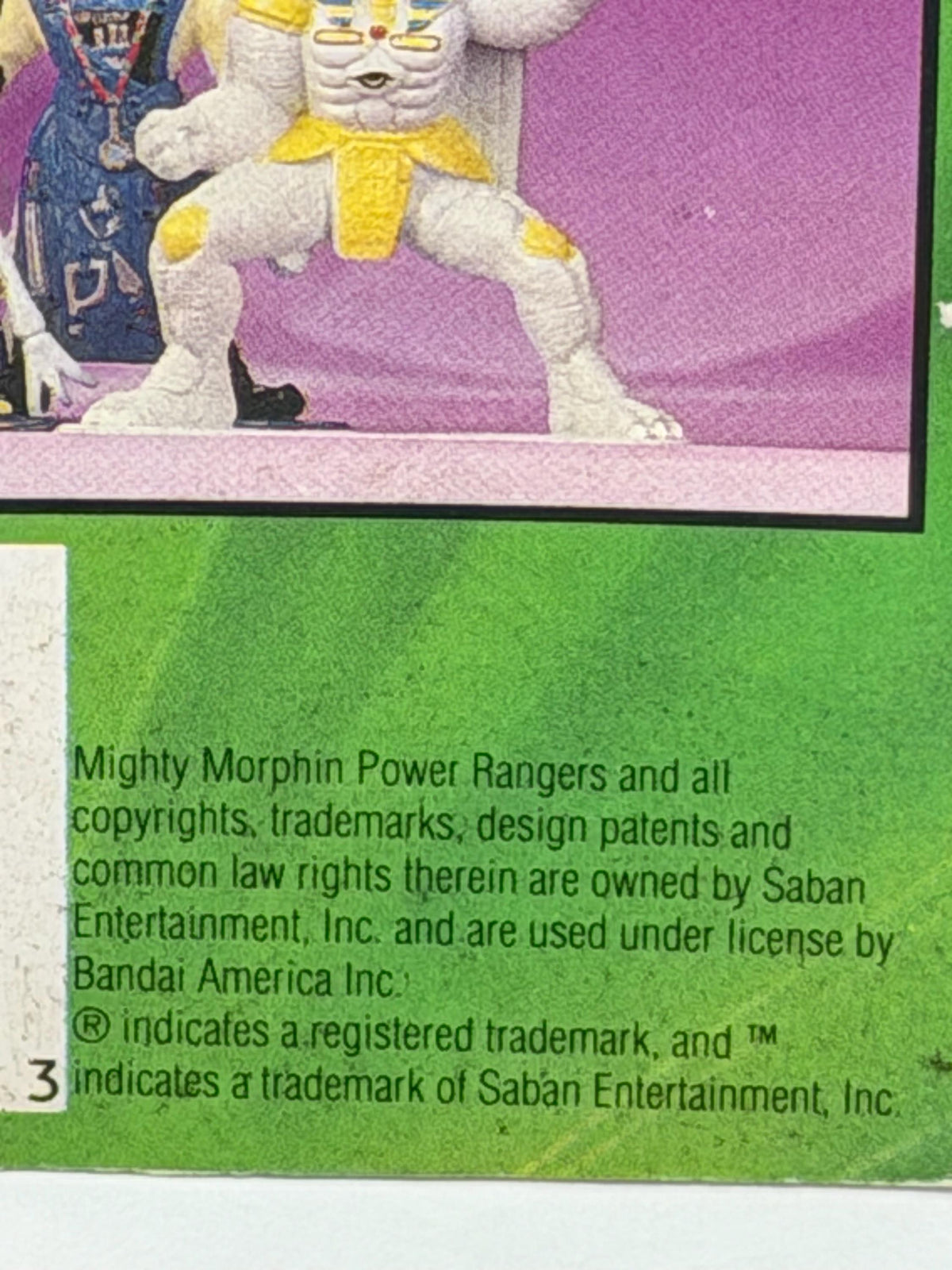 Vintage 90s Ban Dai Power Rangers mini figure Alpha 5