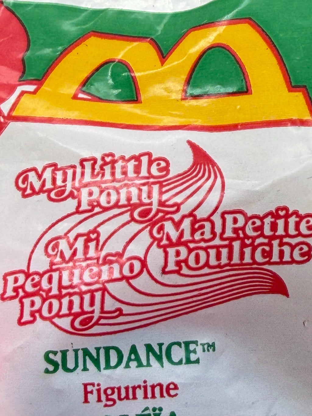 Vintage 1990s McDonald’s Happy Meal toy G2 My Little Pony Sundance