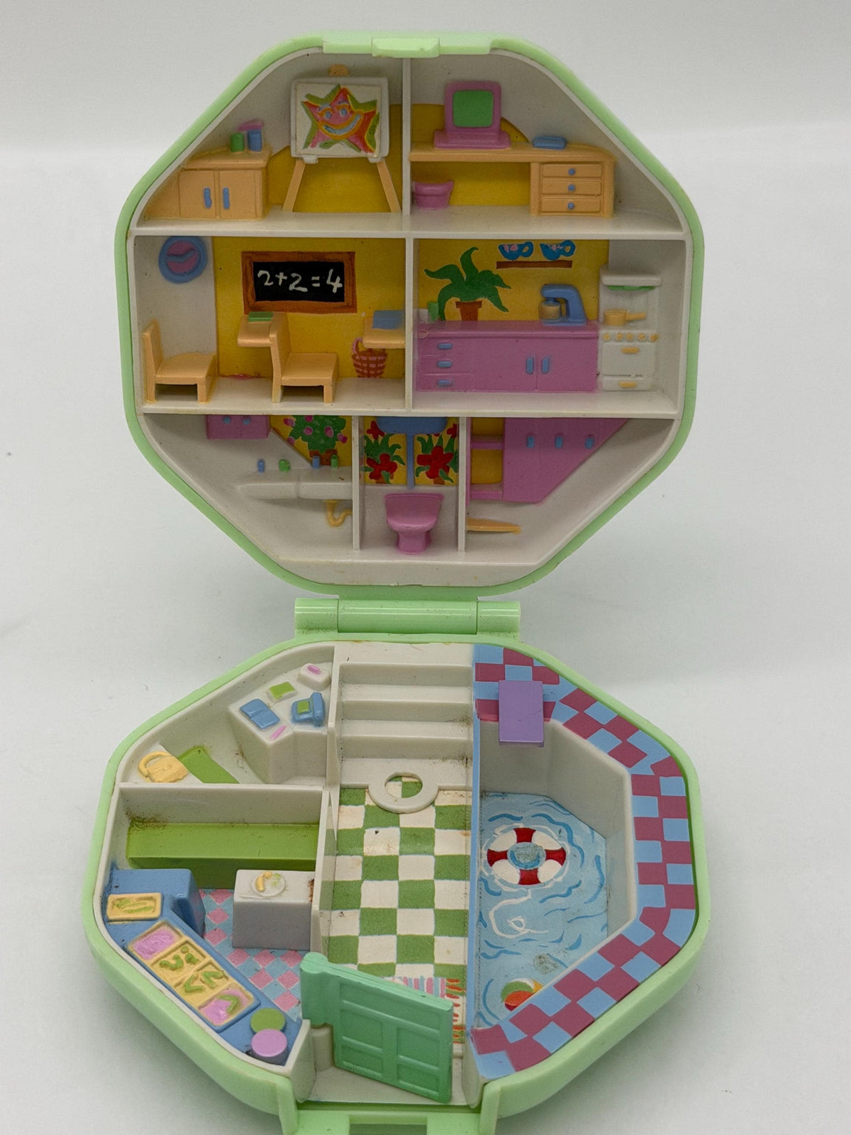1990s Vintage Polly Pocket Bluebird Toys  Polly’s School complete with dolls
