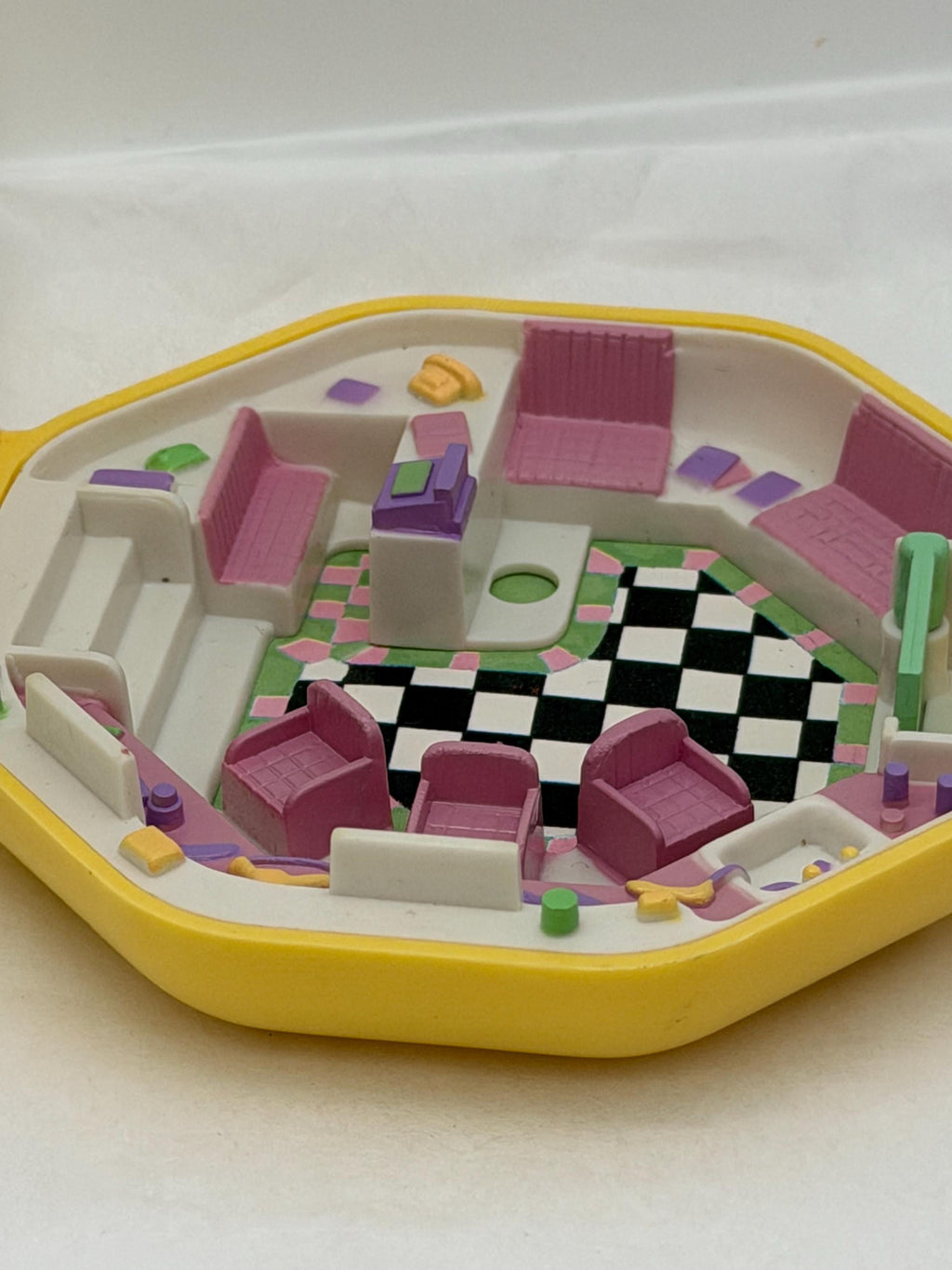 1990s Vintage Polly Pocket Bluebird Toys  Polly Hair Salon  compact playset