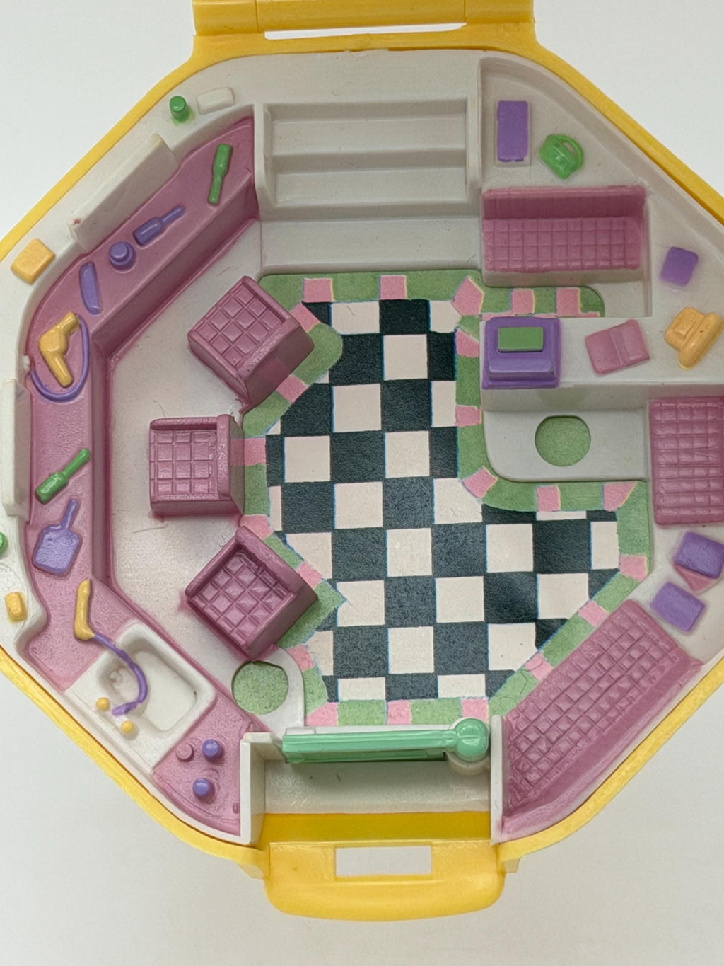 1990s Vintage Polly Pocket Bluebird Toys  Polly Hair Salon  compact playset
