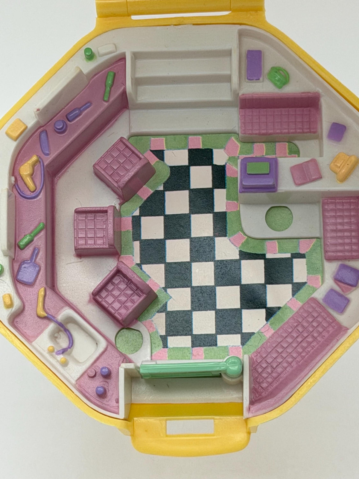1990s Vintage Polly Pocket Bluebird Toys  Polly Hair Salon  compact playset