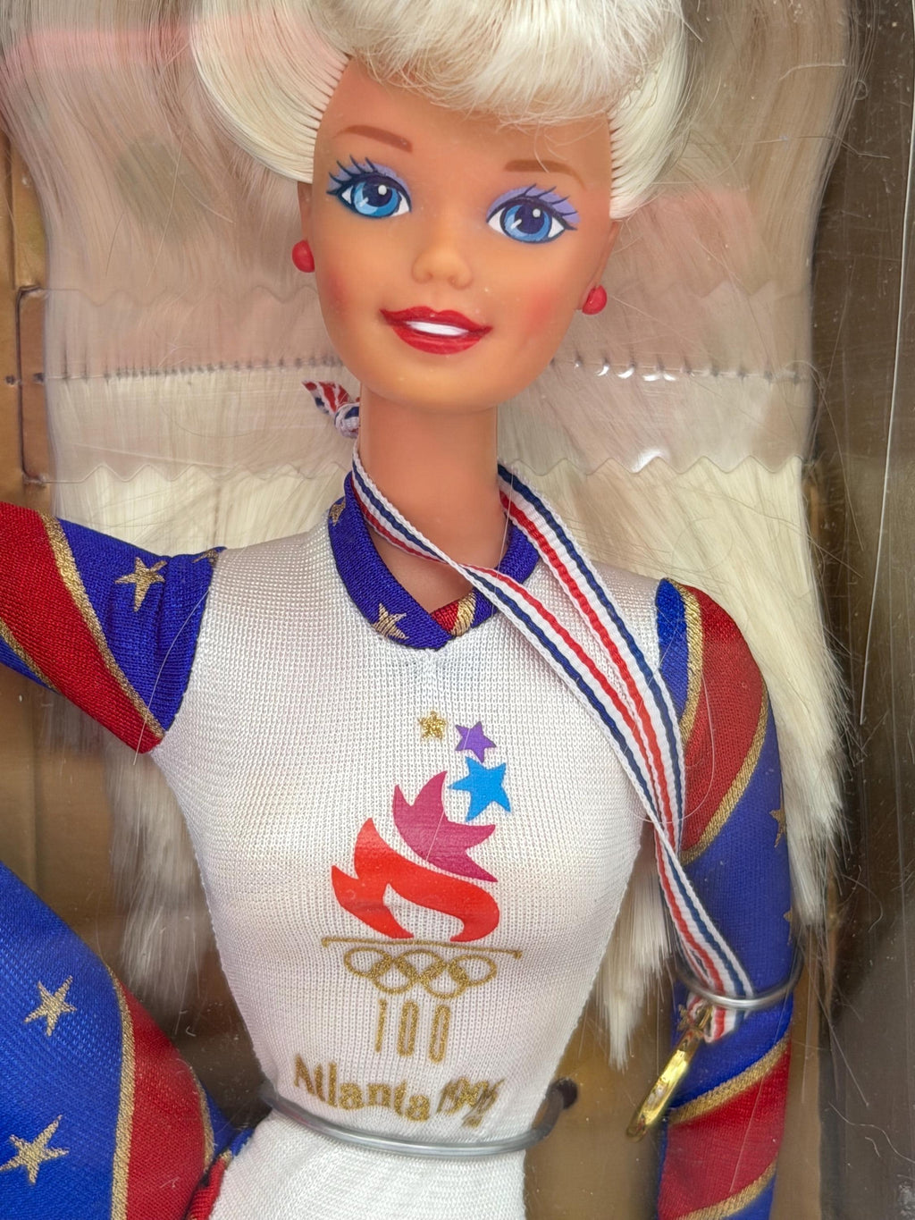 Vintage Olympic Gymnast Barbie officially licensed for 1996 Atlanta games