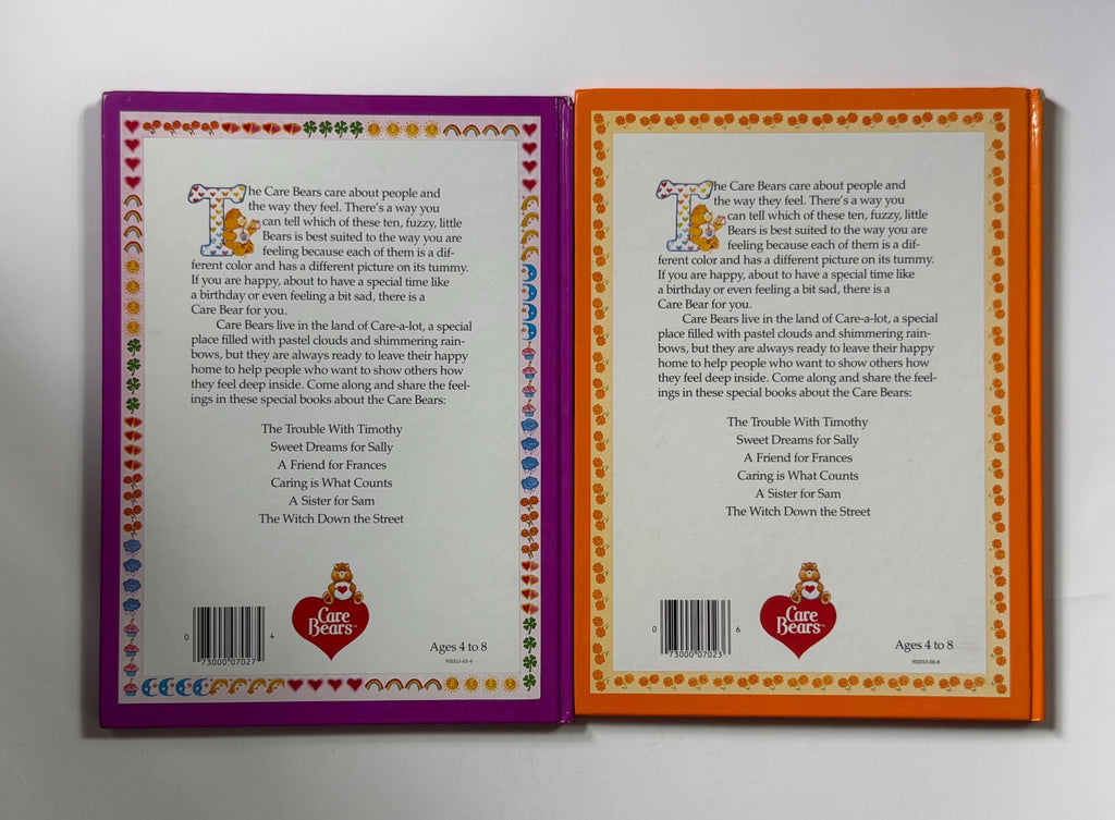Care Bears Picture book lot of 2