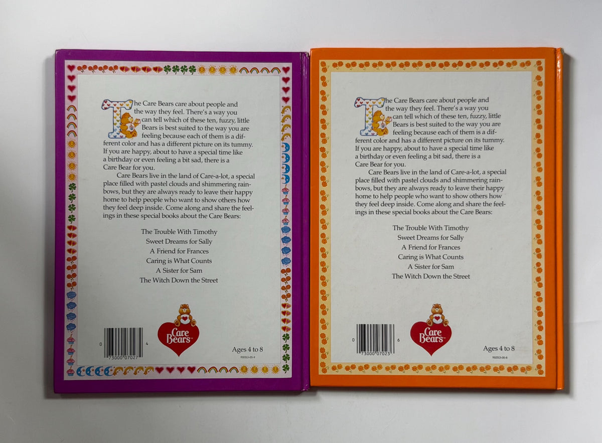 Care Bears Picture book lot of 2