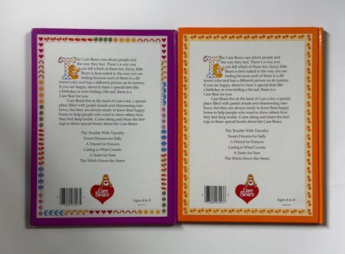 Care Bears Picture book lot of 2