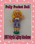 1993  Vintage Polly Pocket Polly replacement doll for Pollyville Lightup School set