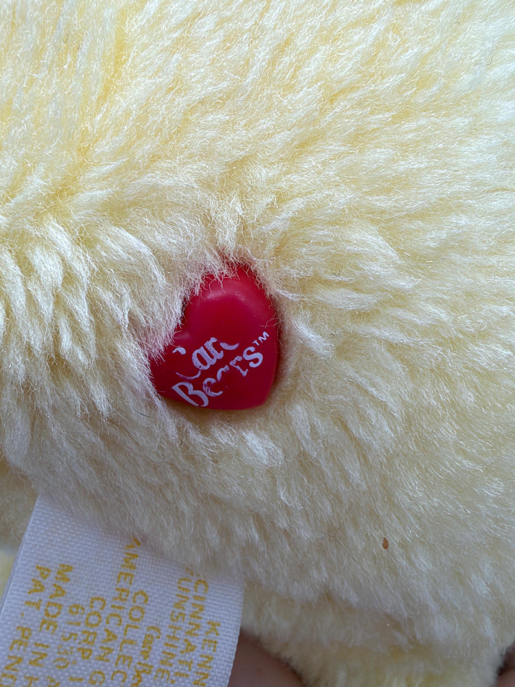 Vintage Kenner Care Bears Funshine plush