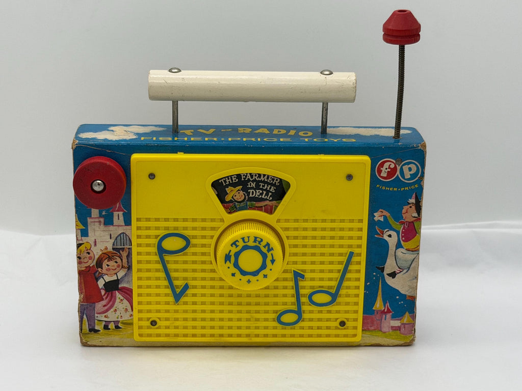 Vintage Fisher 1960s wooden  Price TV-Radio #166- works