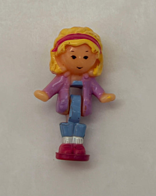 1993  Vintage Polly Pocket Polly replacement doll for Polly’s Pizza Place set