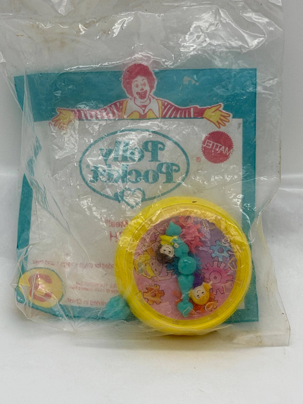 Vintage Polly Pocket McDonalds happy meal watch toy, bagged