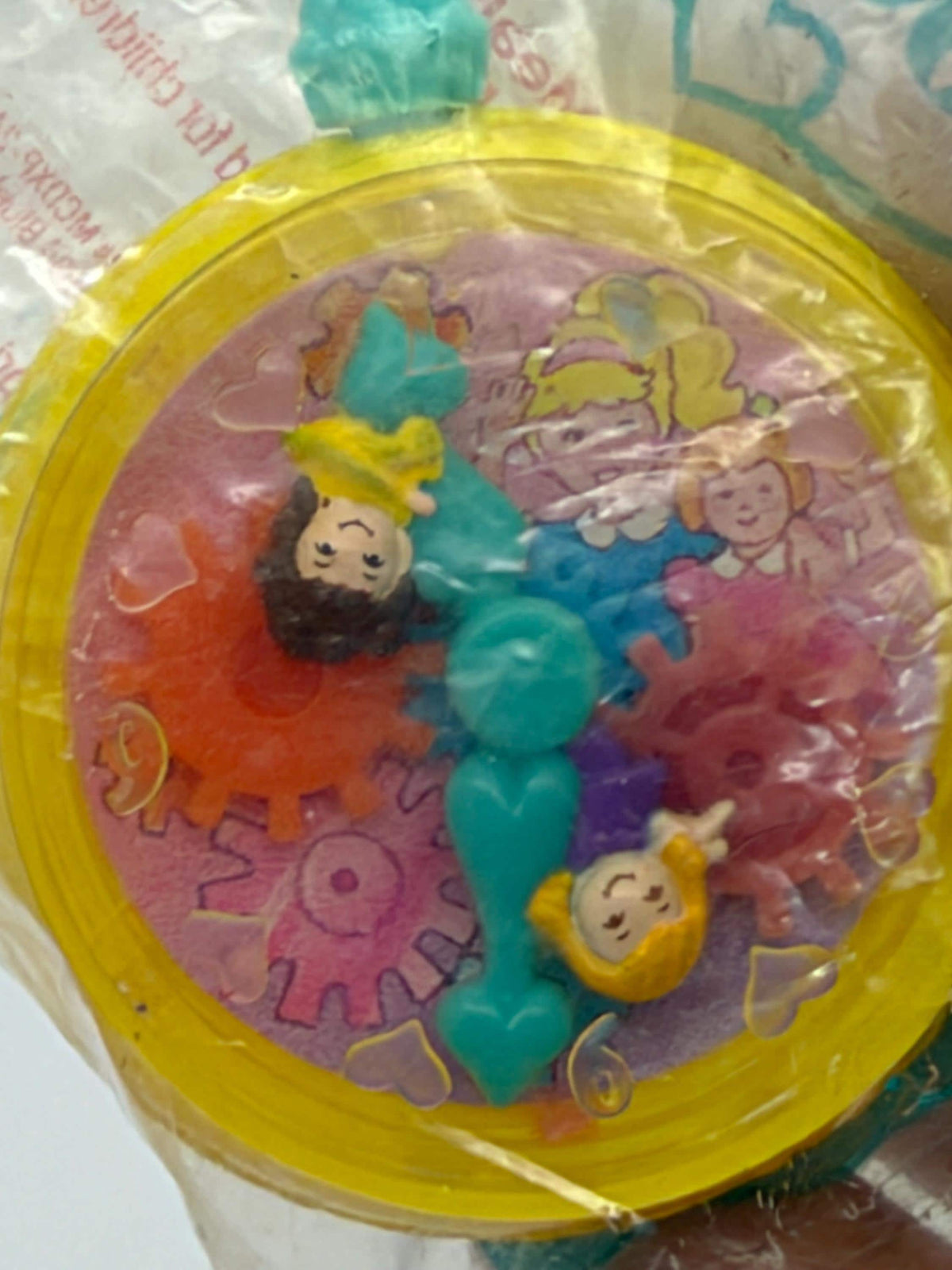 Vintage 1994 Polly Pocket McDonalds happy meal watch toy, bagged